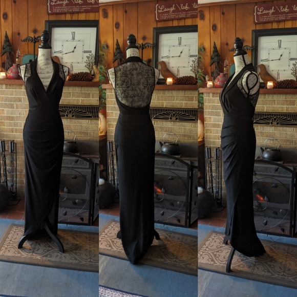ABS Allen Schwartz Dresses & Skirts - Allen Stewart abs long black dress knit Go…